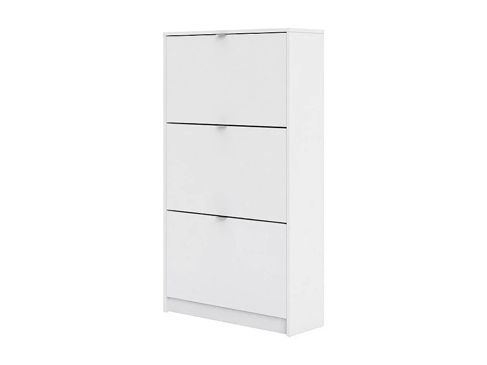 Shane Schuhschrank 3 Klapptüren 2R  weiss.