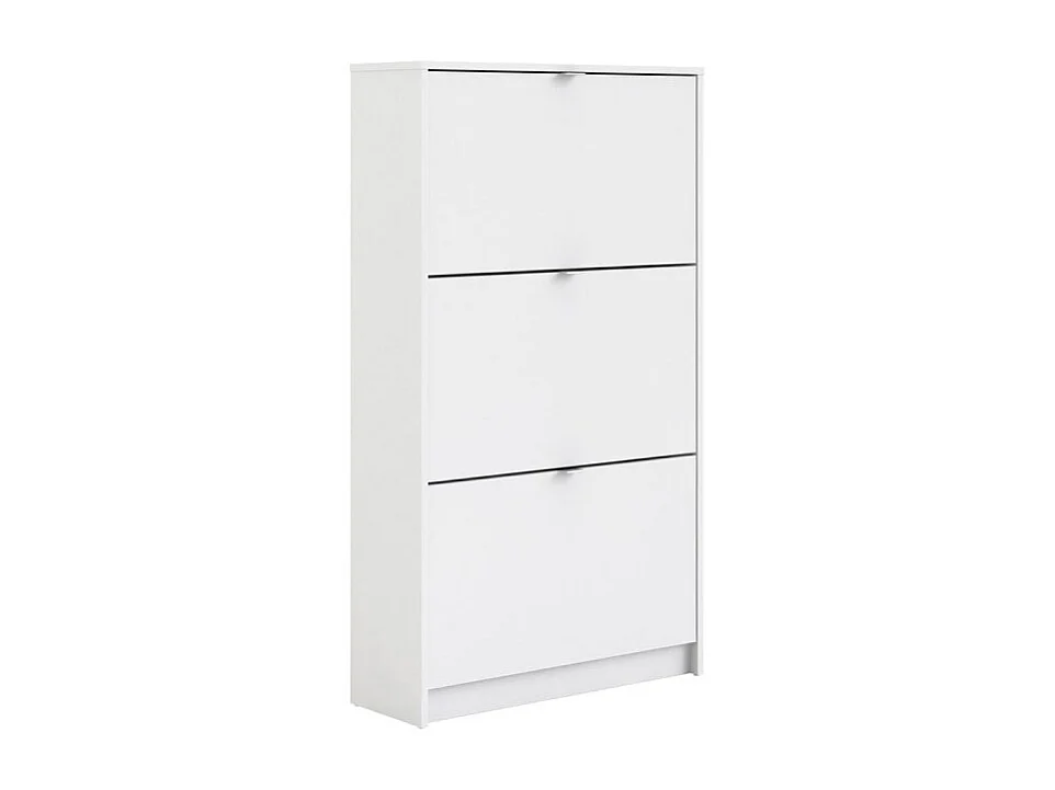 Shane Schuhschrank 3 Klapptüren 2R  weiss.