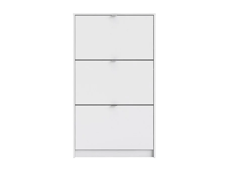 Shane Schuhschrank 3 Klapptüren 2R  weiss.