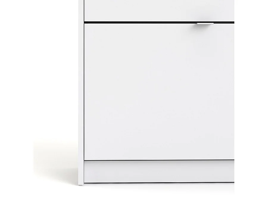 Shane Schuhschrank 3 Klapptüren 2R  weiss.