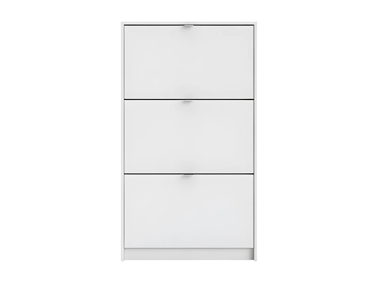 Shane schoenenkast 3 klapdeuren 1R wit.