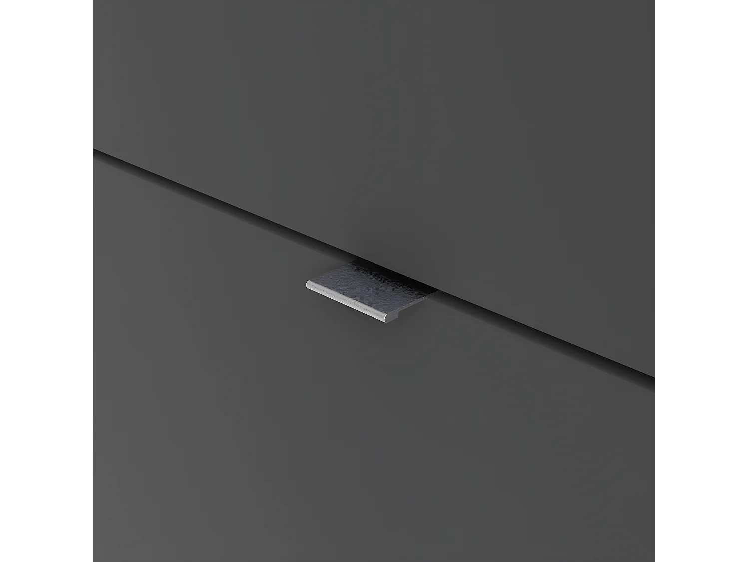 Shane Schuhschrank 3 Falttüren 2R matt grau.