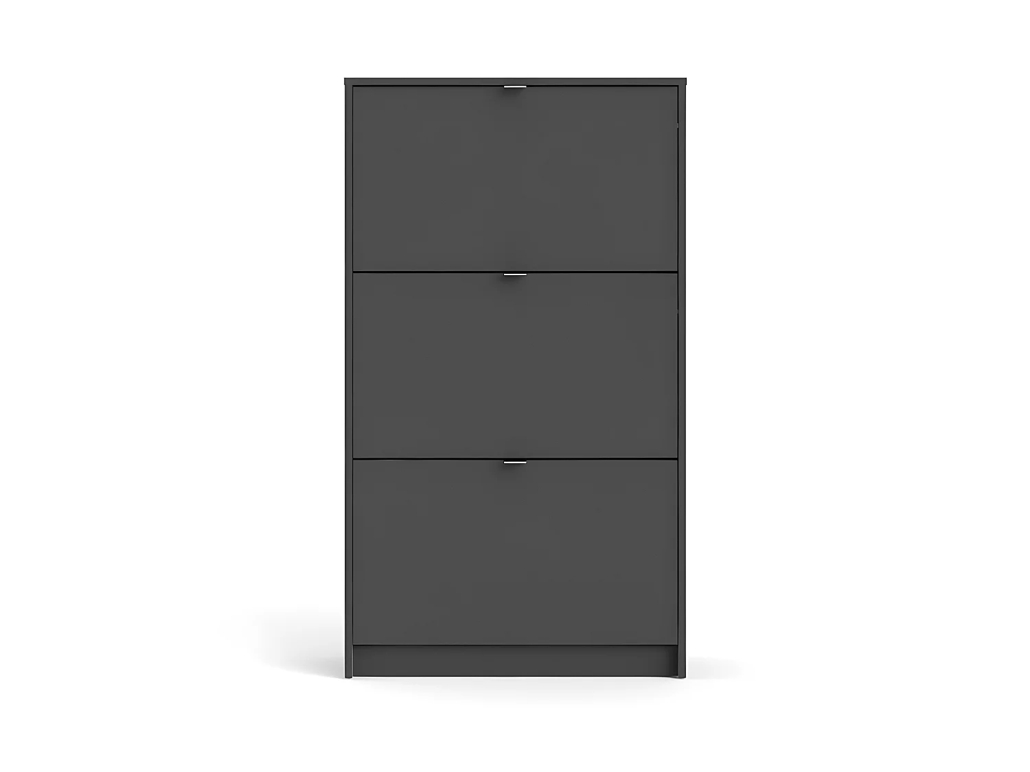 Scarpiera Shane 3 ante a soffietto 2R, grigio opaco.