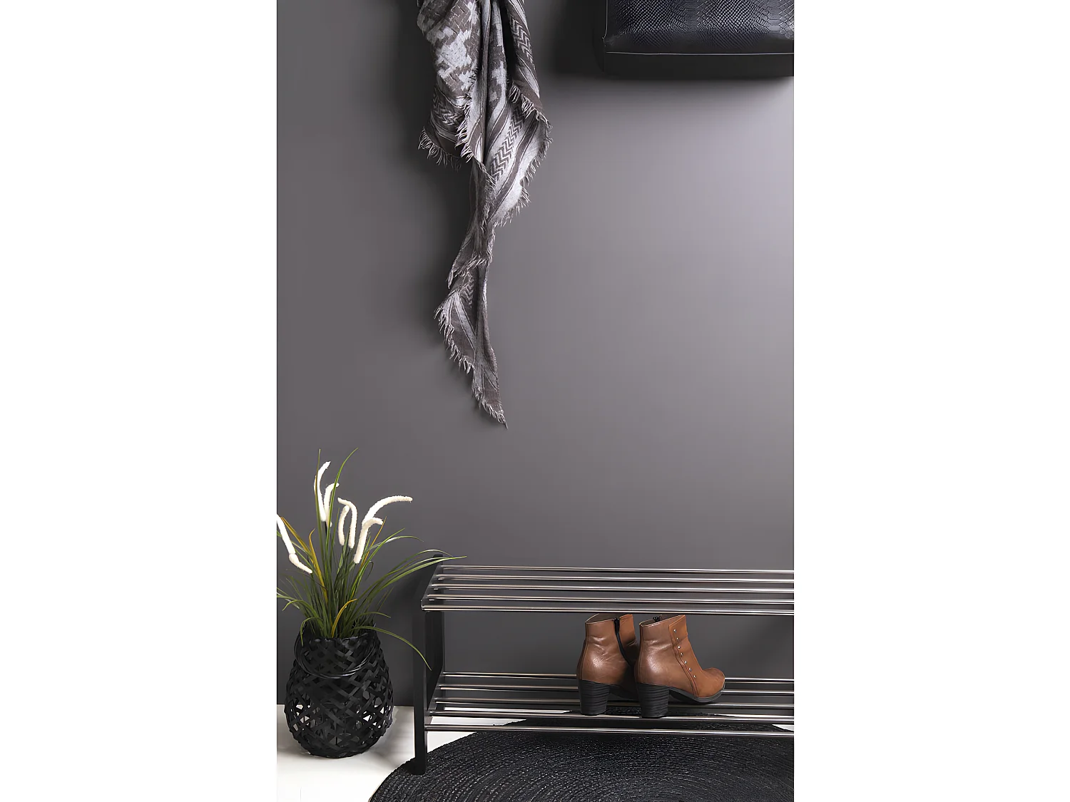 Paige Schuhschrank schwarz.