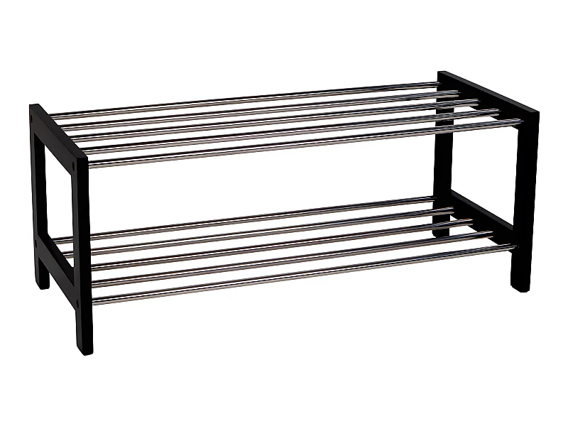 Zapatero Paige de color negro.