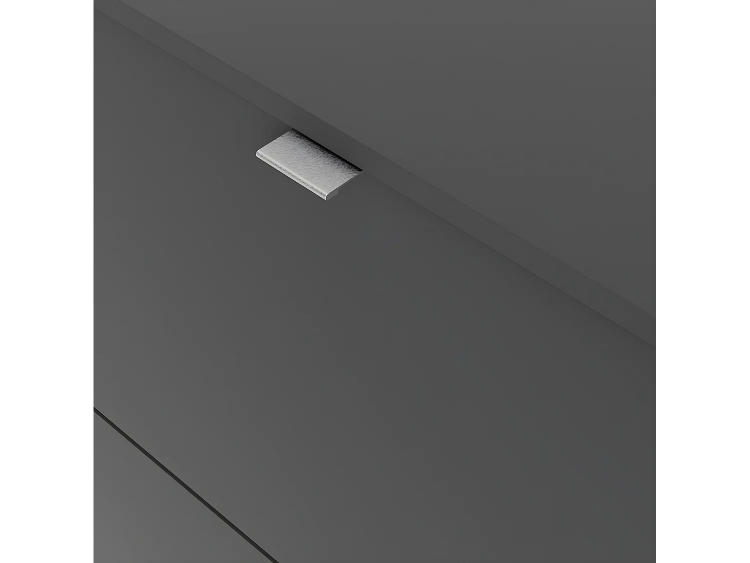 Shane Armoire à chaussures, 2 portes, pliantes 2R, gris mat.