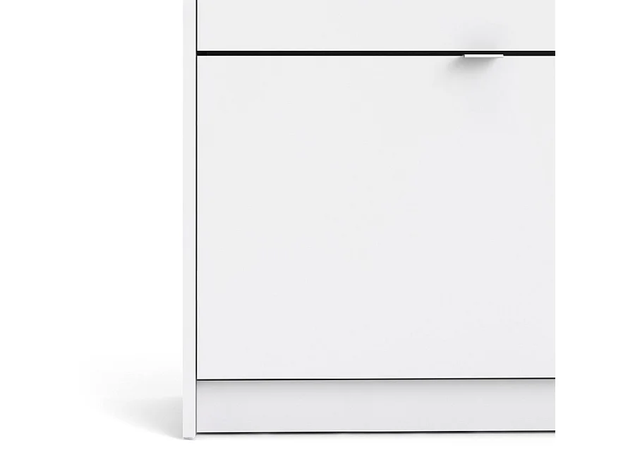 Shane Armoire à chaussures, 2 casiers, 2R, blanc.