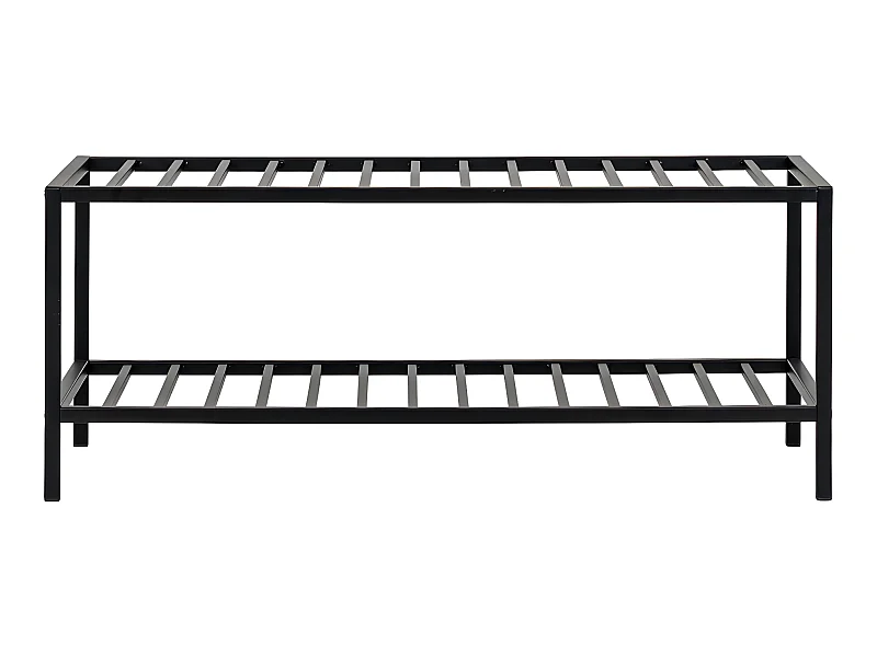 Vita Schuhschrank  2 Ablagen schwarz.