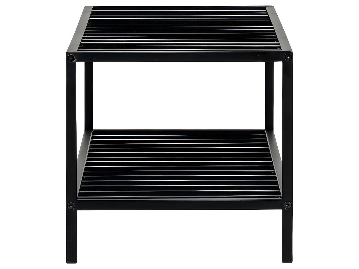 Vita meuble à chaussures  2 tablettes noir.