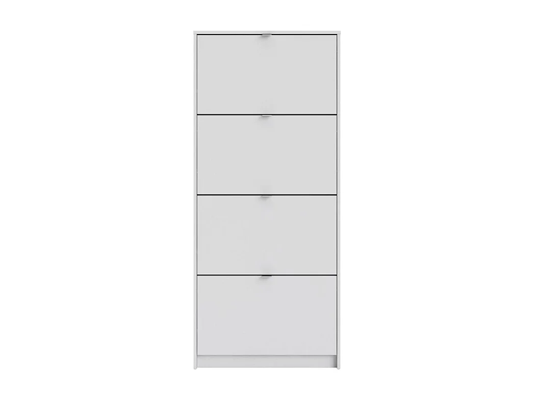 Shane Armoire à chaussures, 4 casiers, 1R, blanc.