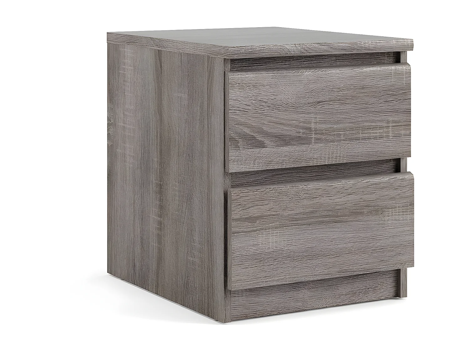 Nada nachtkastje 2 lades truffelkleur.