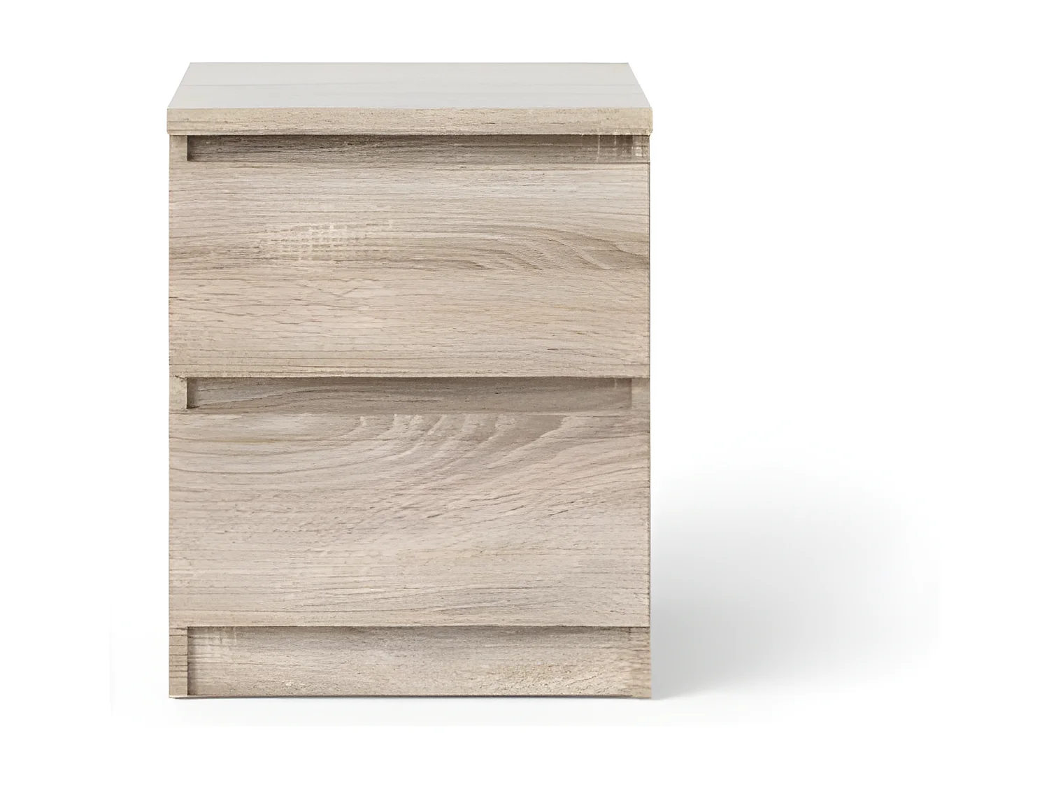 Nada nachtkastje 2 lades truffelkleur.