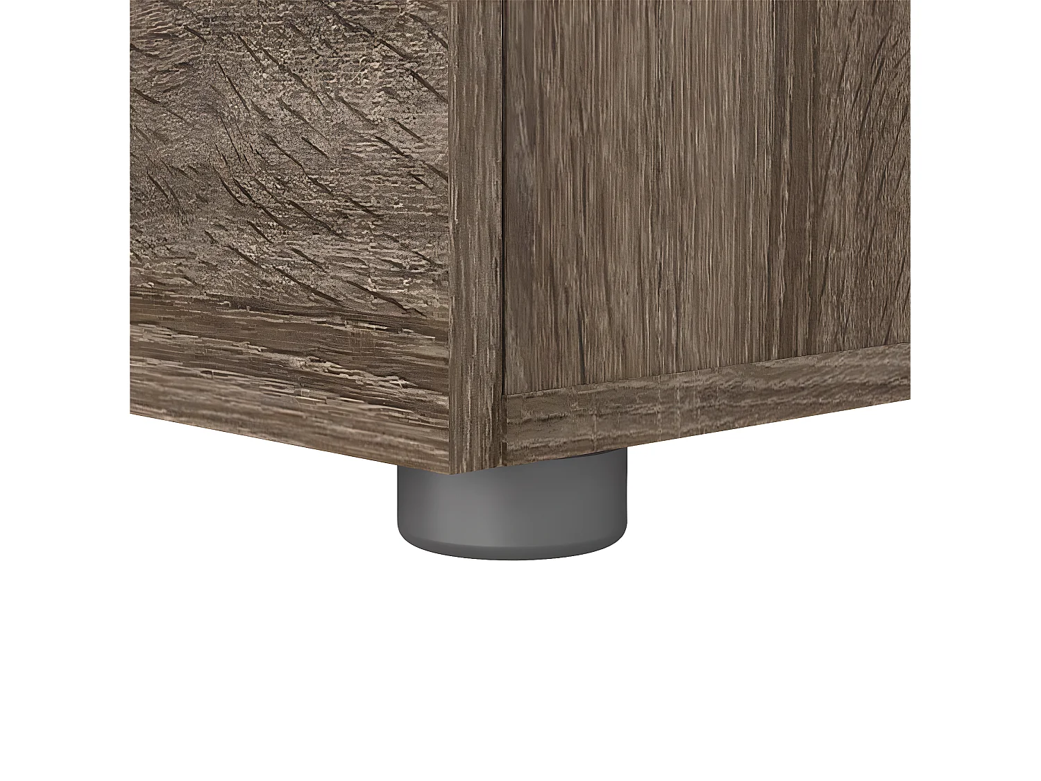 Petra Nachttisch 2 Schubladen trüffelfarben.