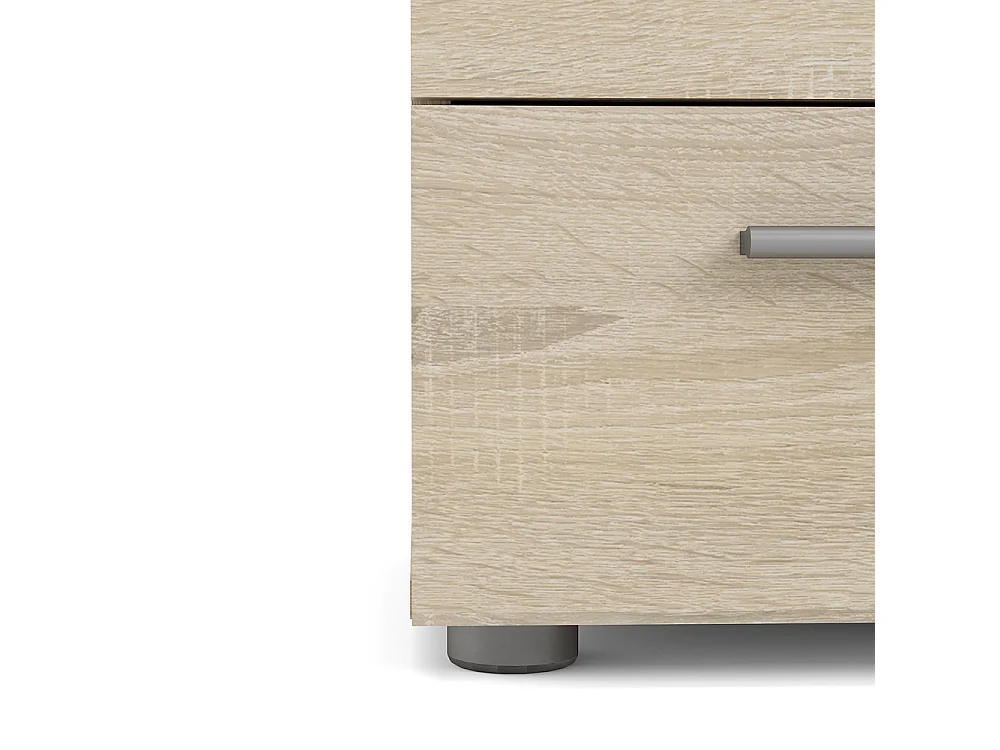 Petra Nachttisch mit 2 Schubladen, eiche dekor.