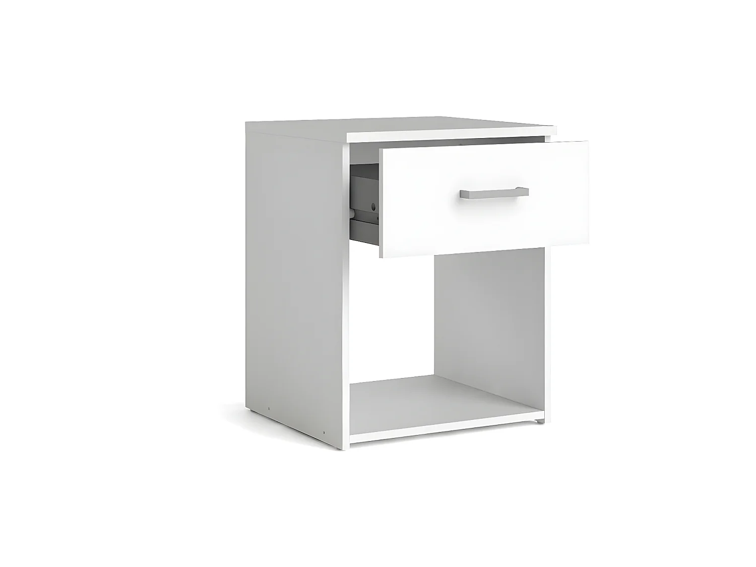 Spell nachtkastje 1 lade en 1 plank wit.