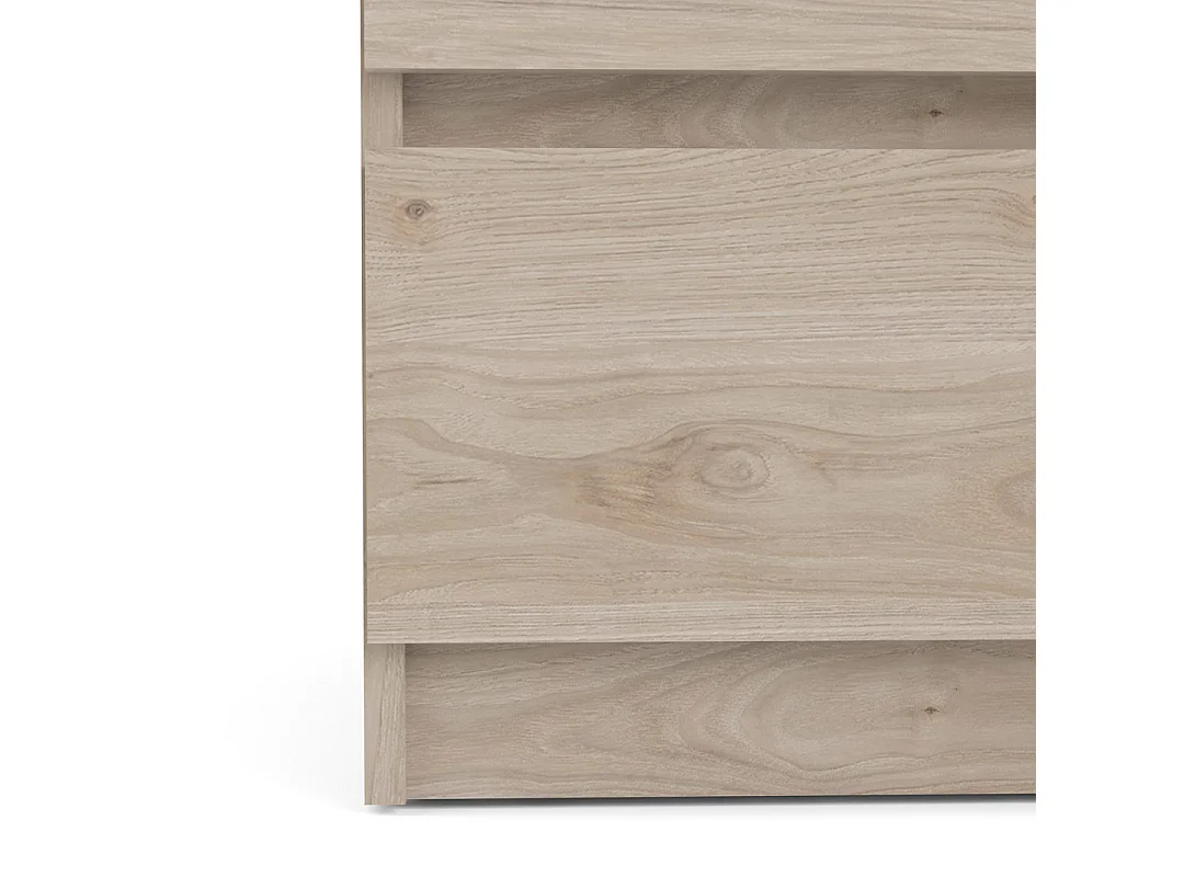 Nada Nachttisch 2 Schubladen Hickory-Dekor.