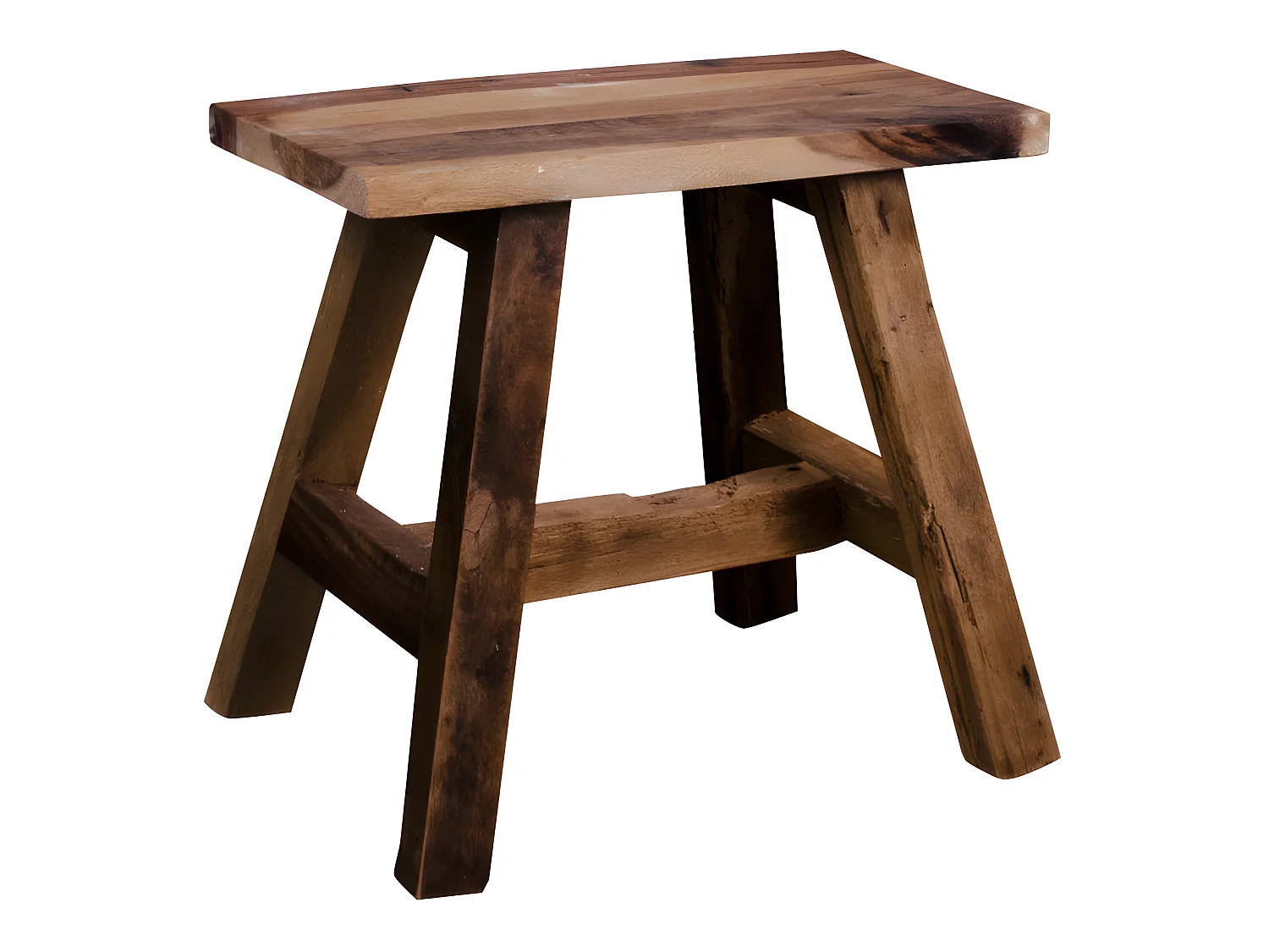 Billy Banc 50 cm, en teck teinte naturelle. Livré entièrement monté.