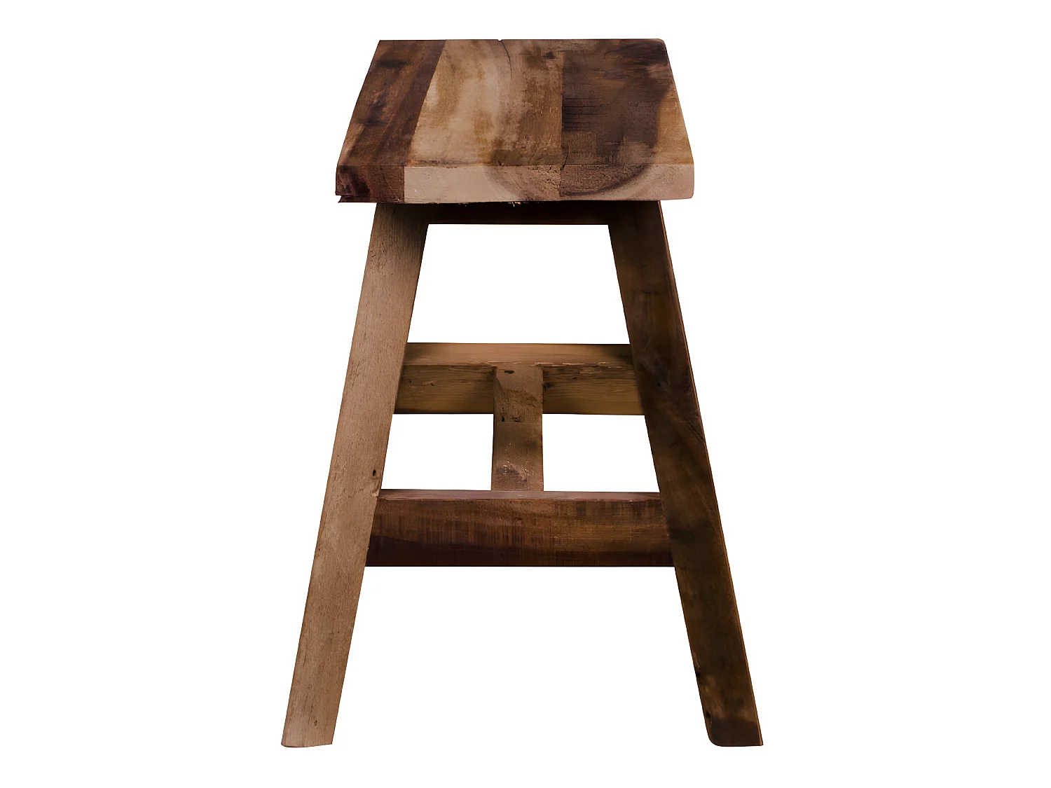 Billy Banc 50 cm, en teck teinte naturelle. Livré entièrement monté.