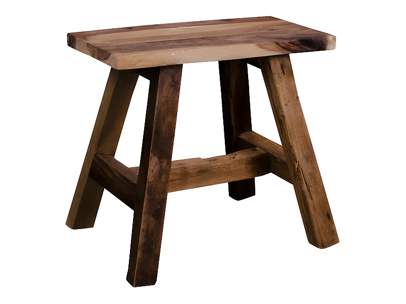 Billy kruk bijzettafel teak 50 cm.