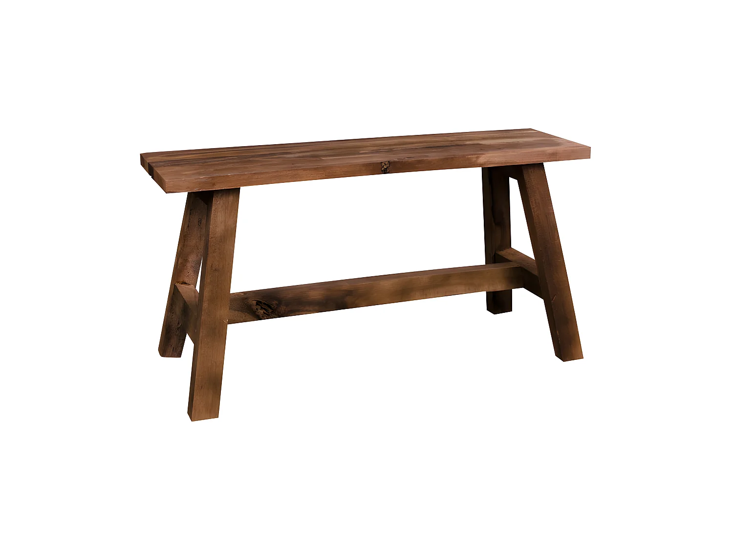 Billy Banc 90 cm, de large en teck naturel. Livré complètement monté.