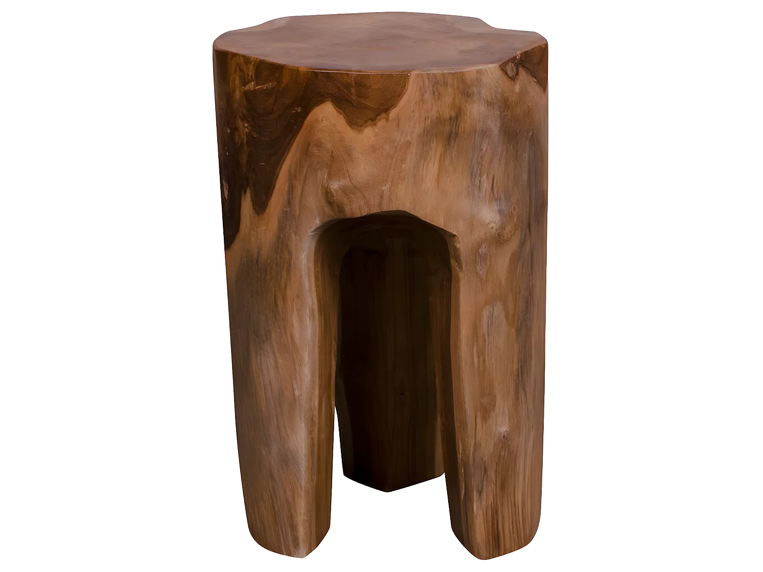 Rain hocker teakhout.