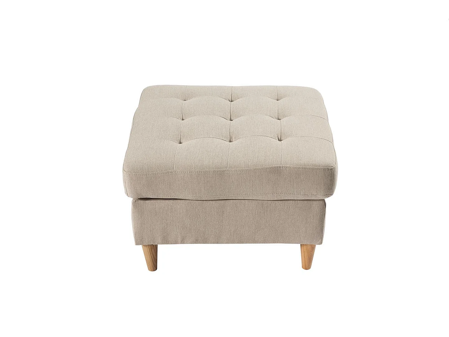 Marino pouf tissu sable.