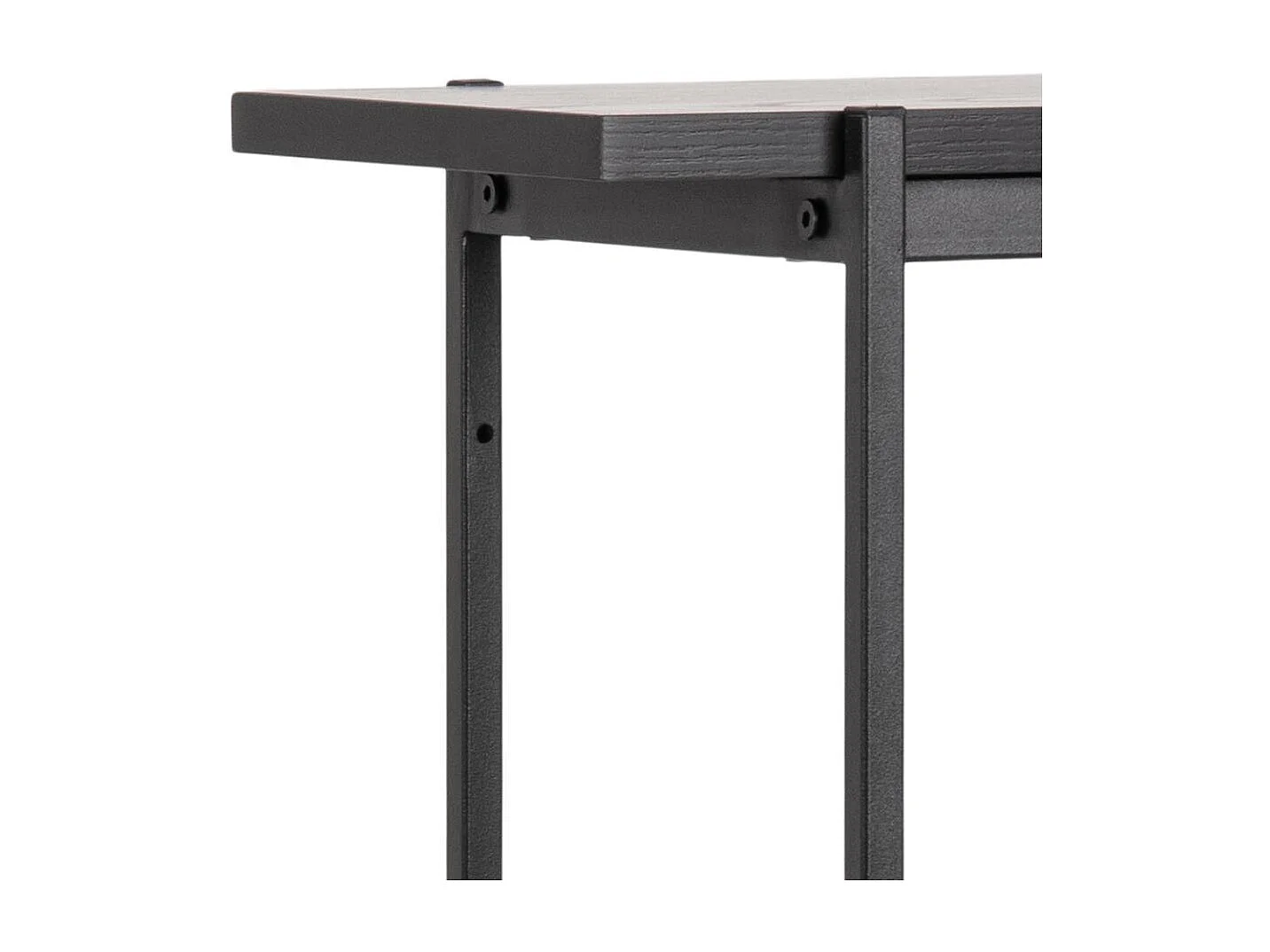 Angus Étagère avec 1 tablette de rangement et 1 porte, noir.