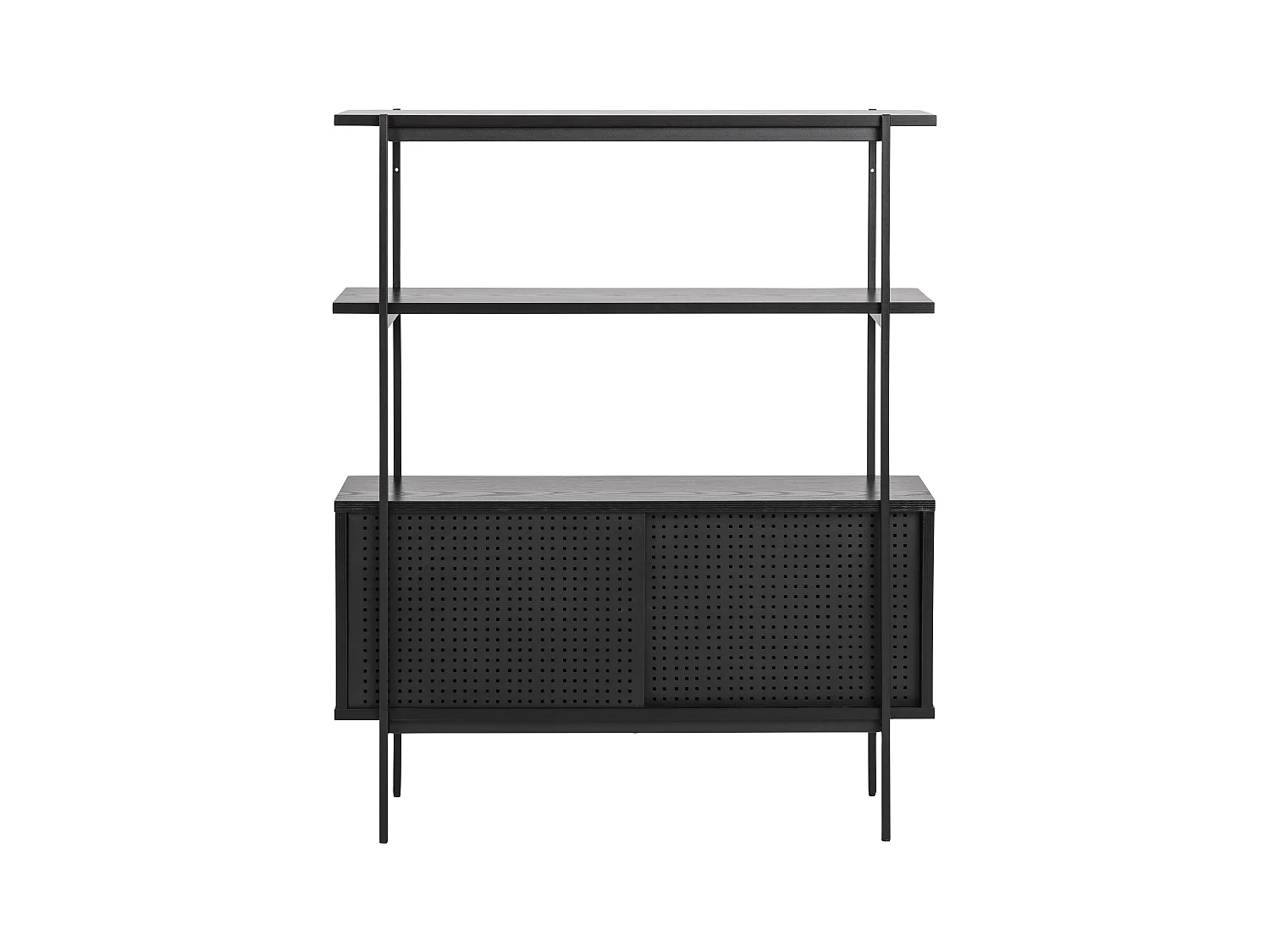 Angus Regal mit 1 Ablage und 1 Tür schwarz.