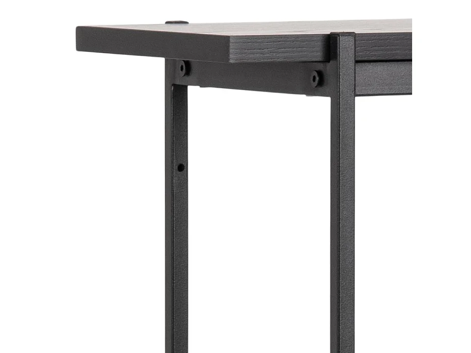 Andy wandkast met 1 plank en 1 deur zwart.