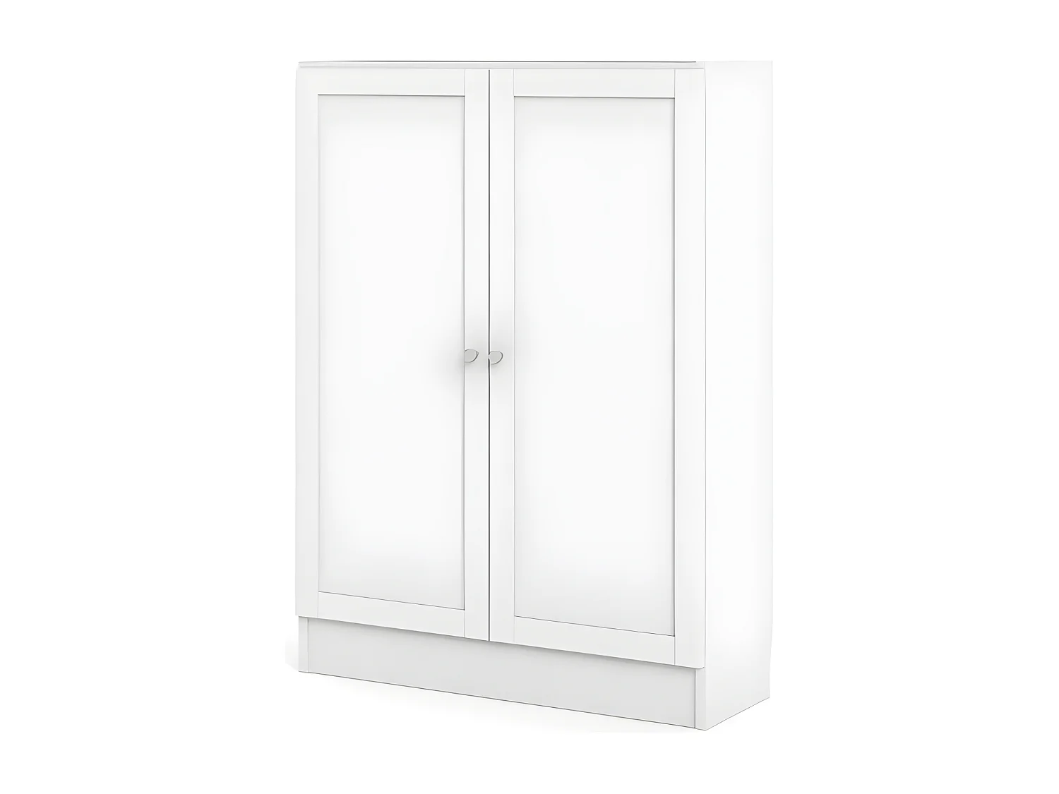 Librería base 2 puertas color blanco.