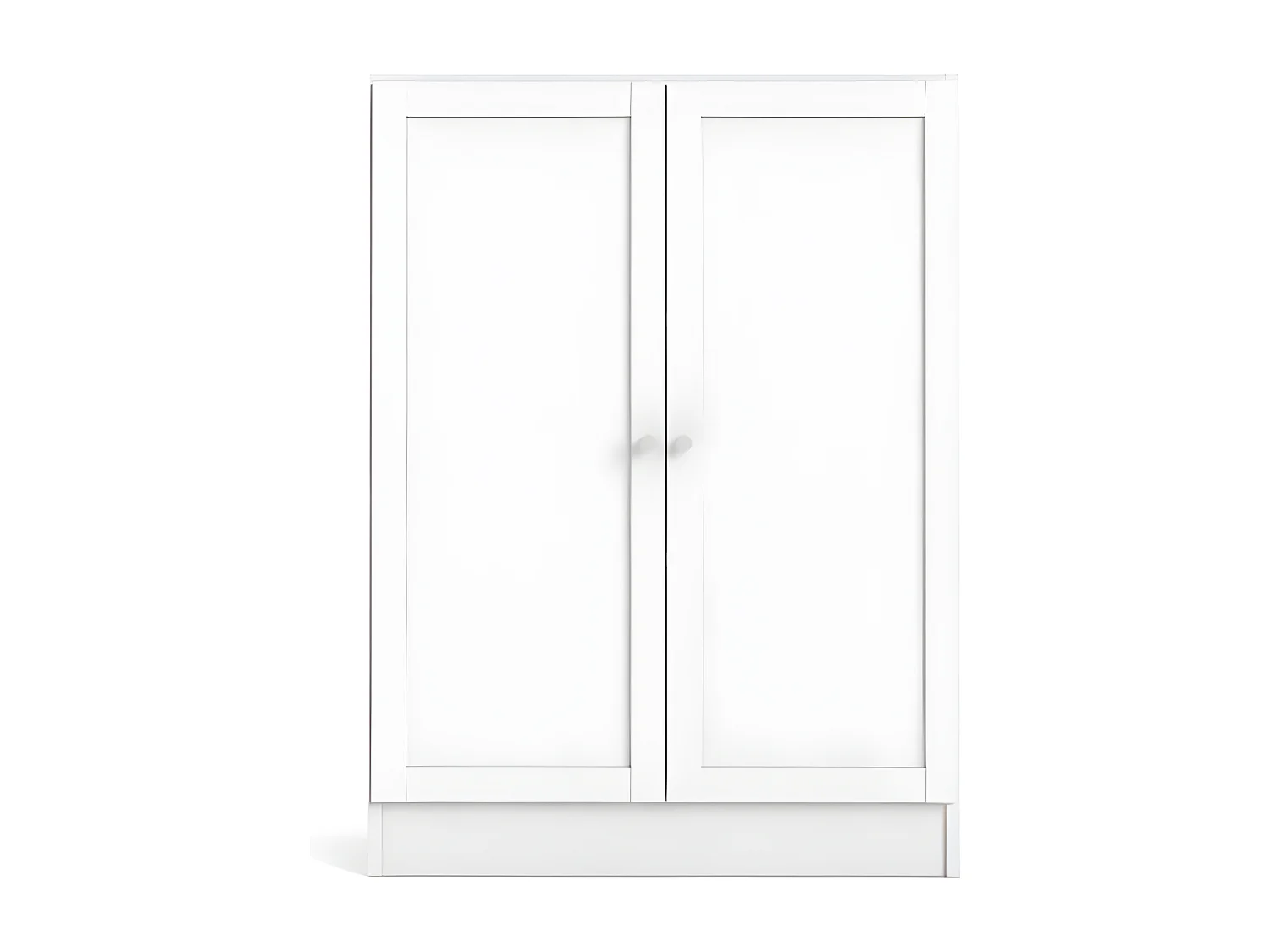 Librería base 2 puertas color blanco.