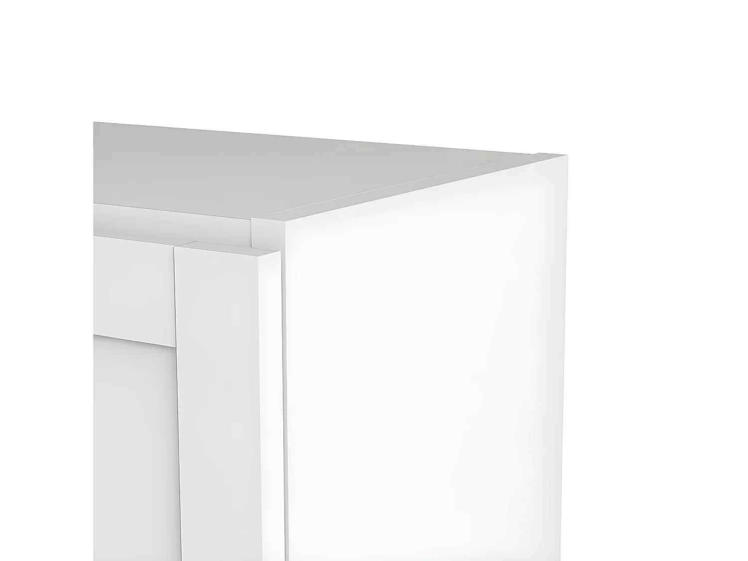 Librería base 2 puertas color blanco.