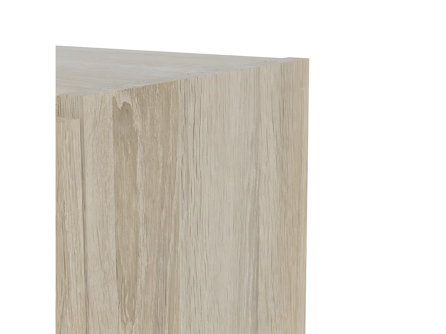 Librería base 2 puertas cristal estructura decoración roble.