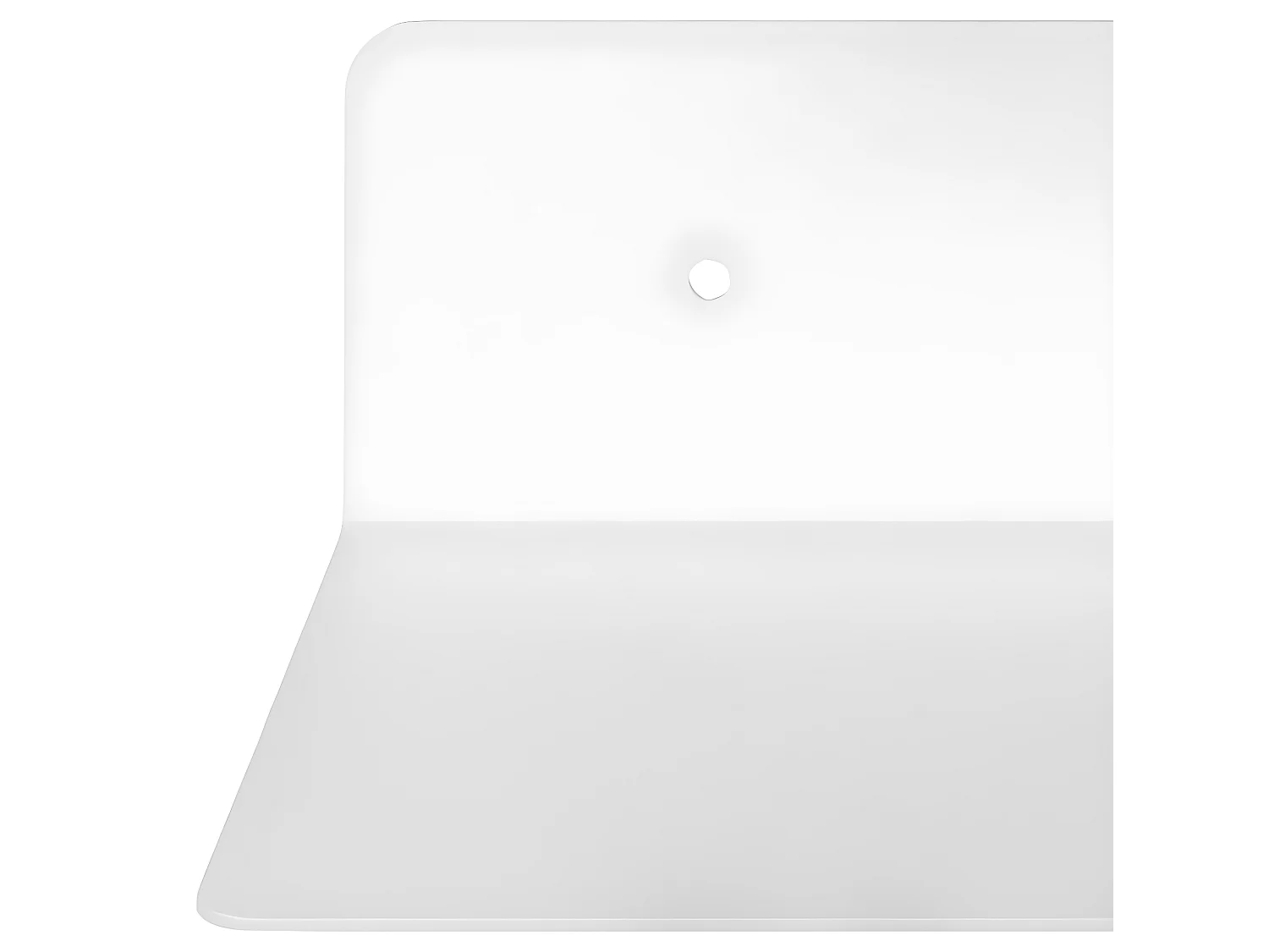 Joliet Étagère murale, métal blanc mat.