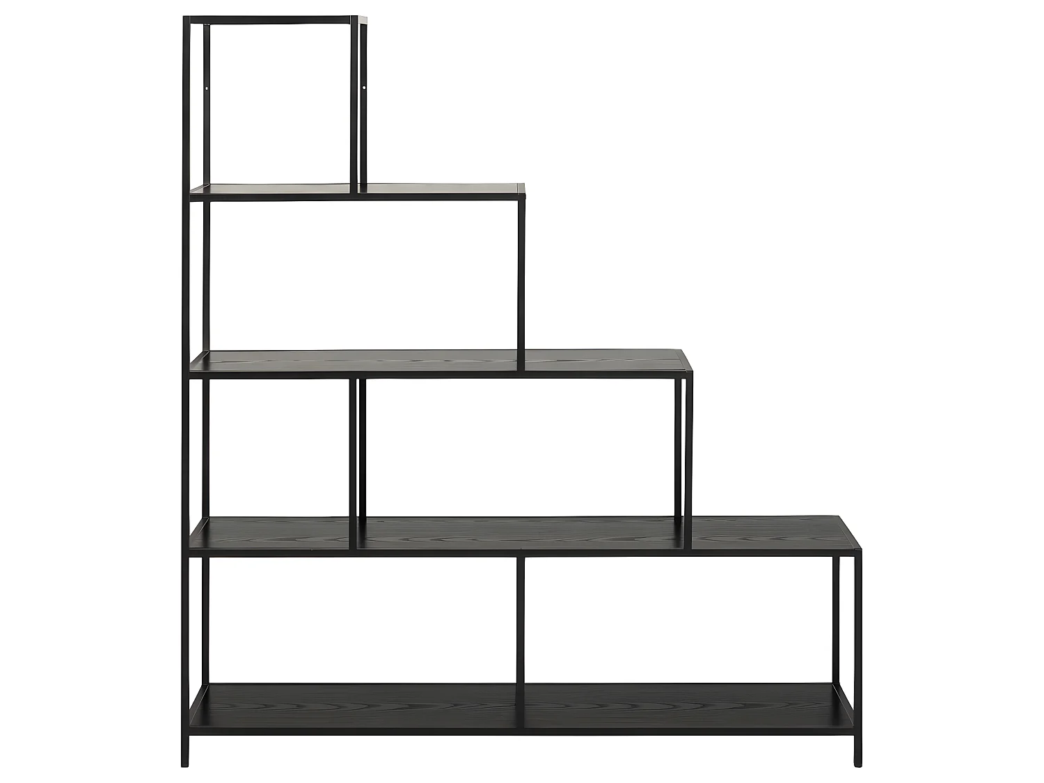 Sea Étagère à 6 espaces, noir.
