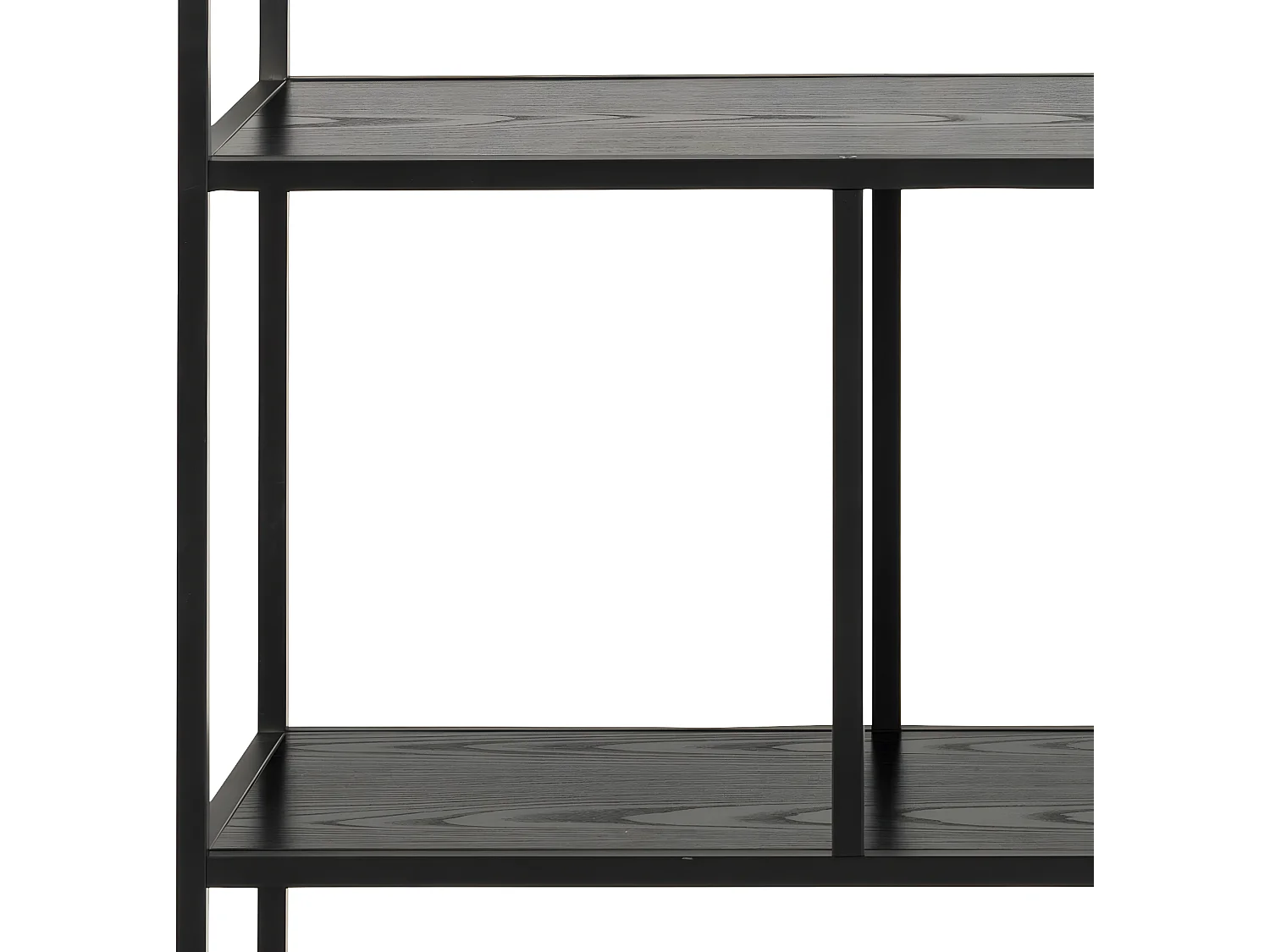 Sea Étagère à 6 espaces, noir.