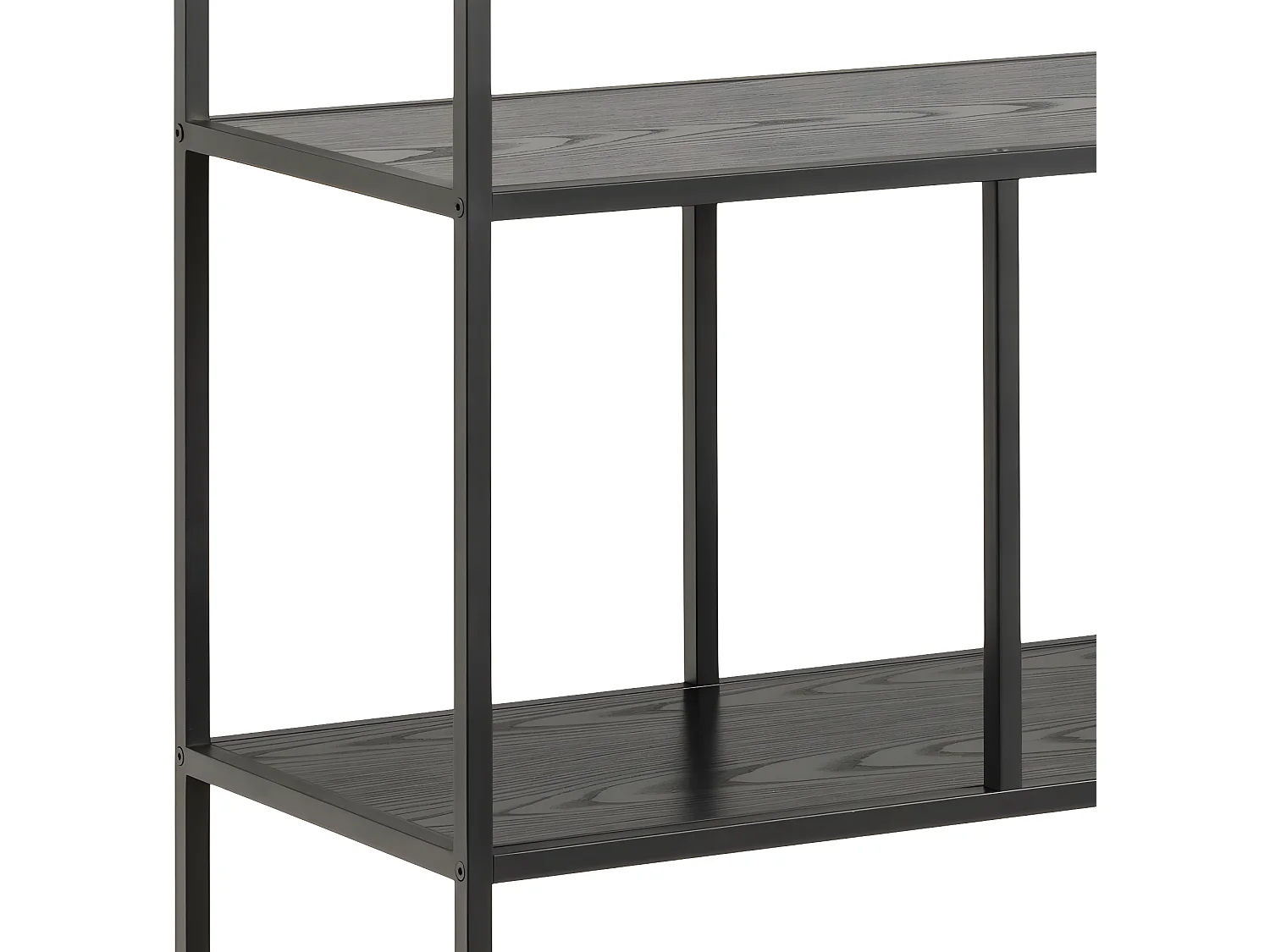 Sea Étagère à 6 espaces, noir.