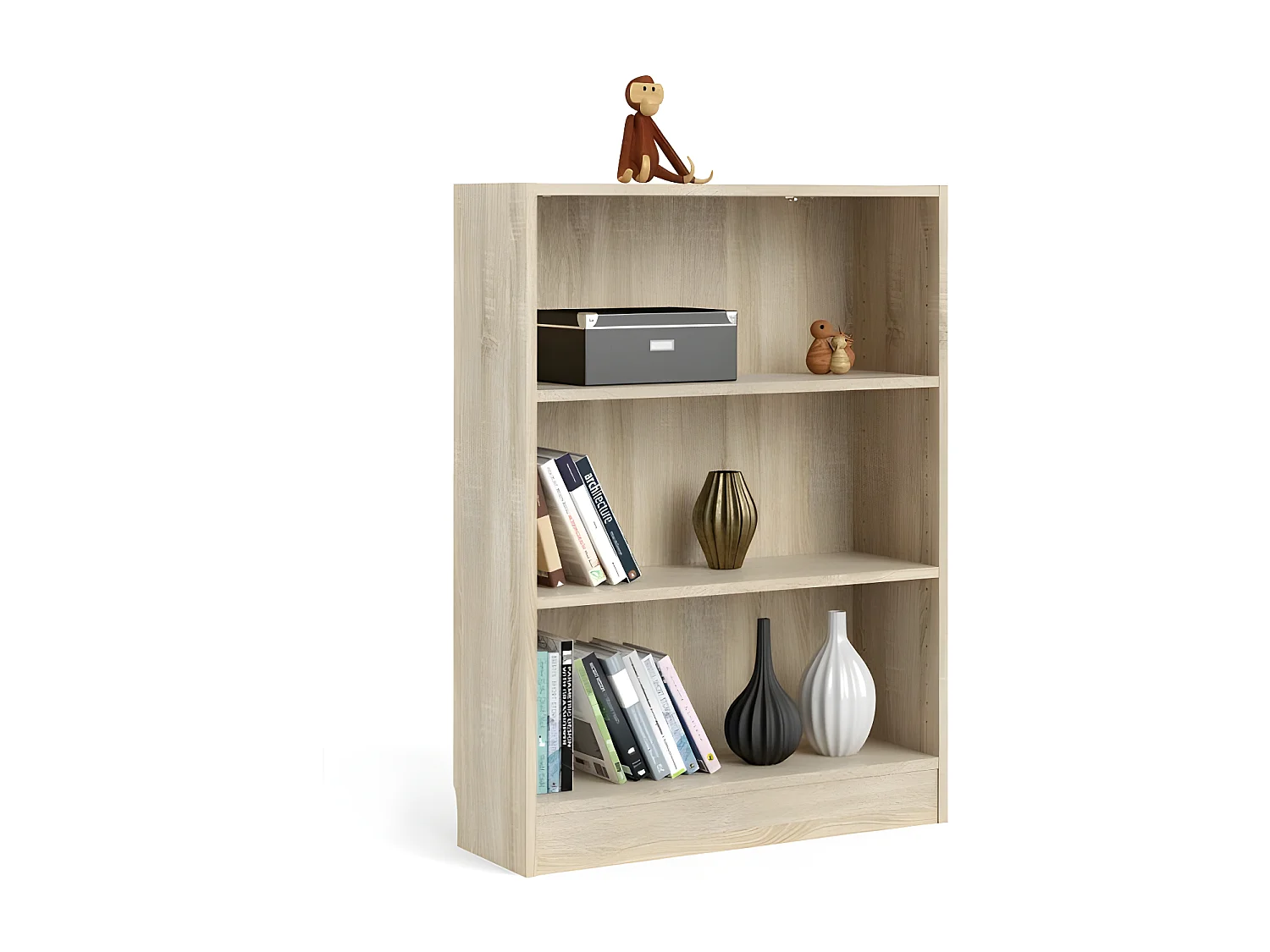 Base kast B 2 planken eiken decor.