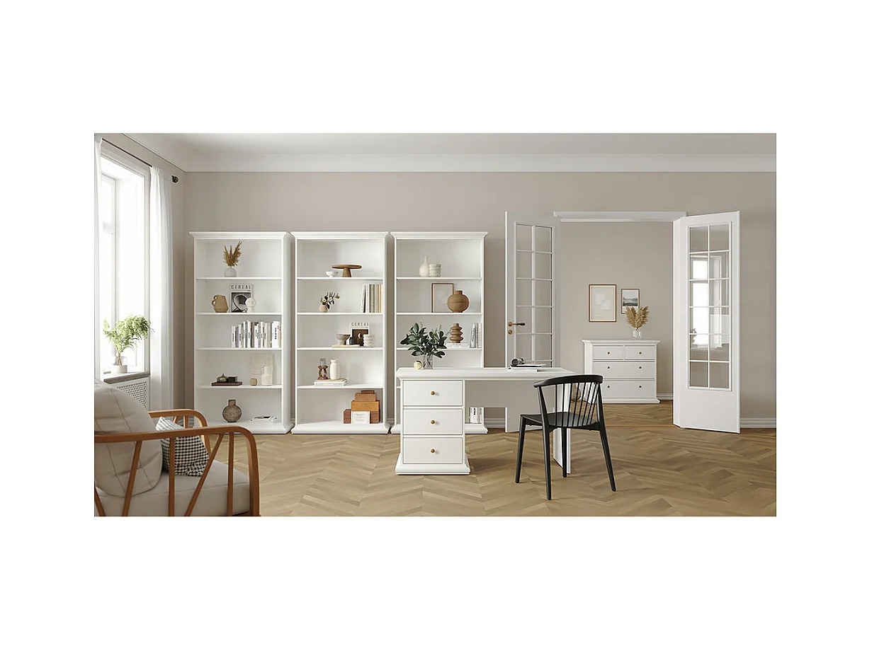 Venedig Regal 4 Ablagen, weiss.