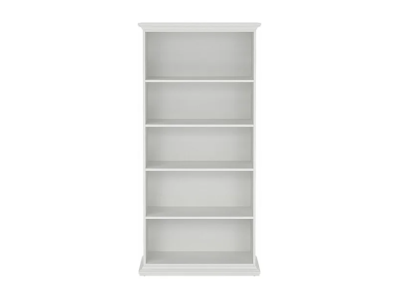 Venedig wandkast 4 planken wit.