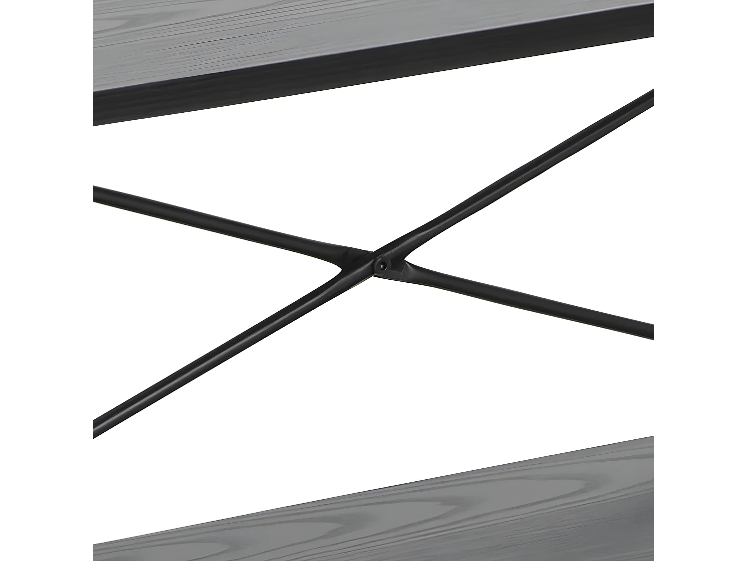 Angus Étagère avec 5 tablettes de rangement et 1 porte, noir.