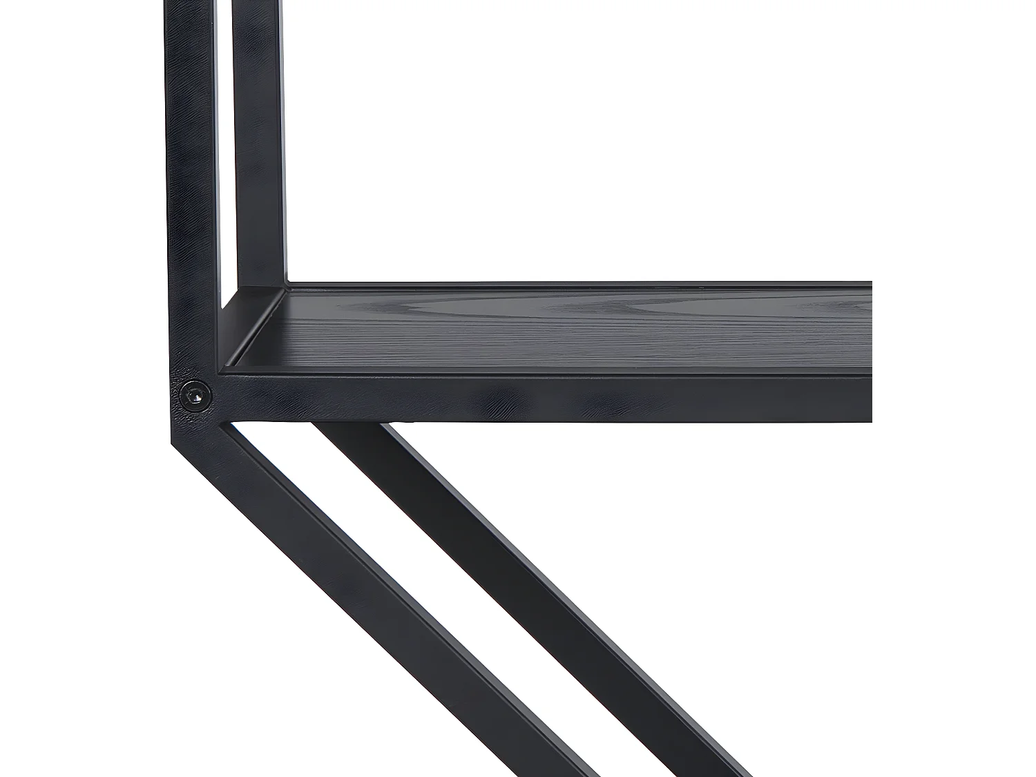 Sea Regal Wandregal achteckig mit 3 Regalen schwarz.