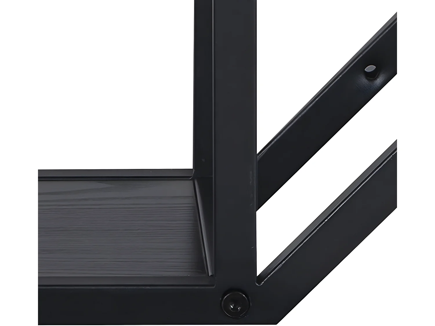 Sea Regal Wandregal achteckig mit 3 Regalen schwarz.