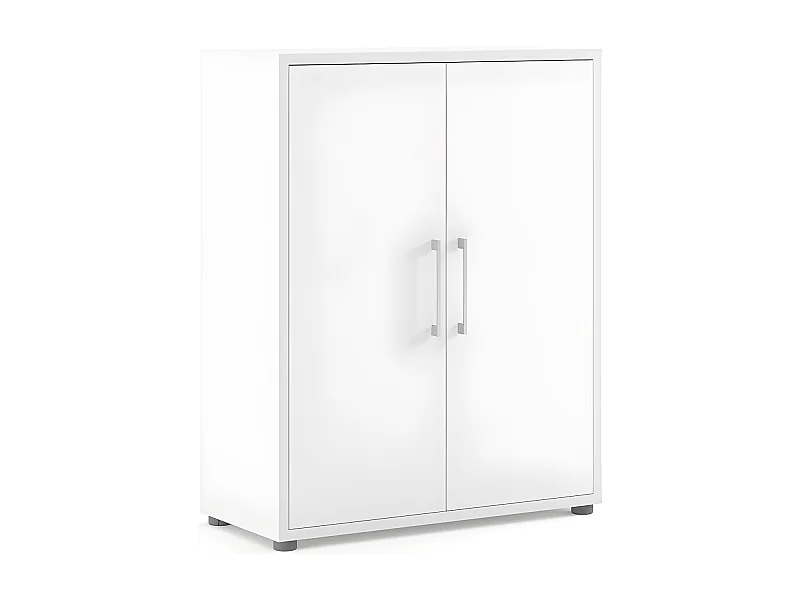 Prisme Armoire de bureau 2 portes. Blanc