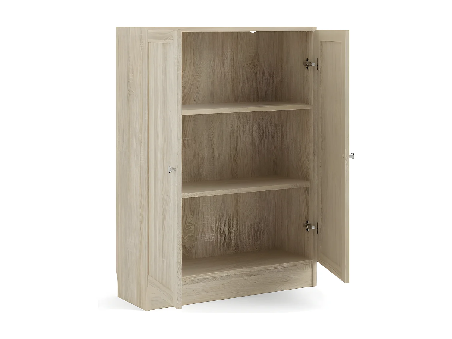 Librería base 2 puertas estructura decoración roble.