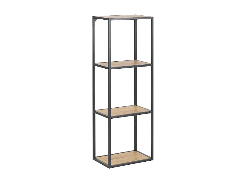 Sea Étagère murale avec 2 tablettes d'exposition en chêne.