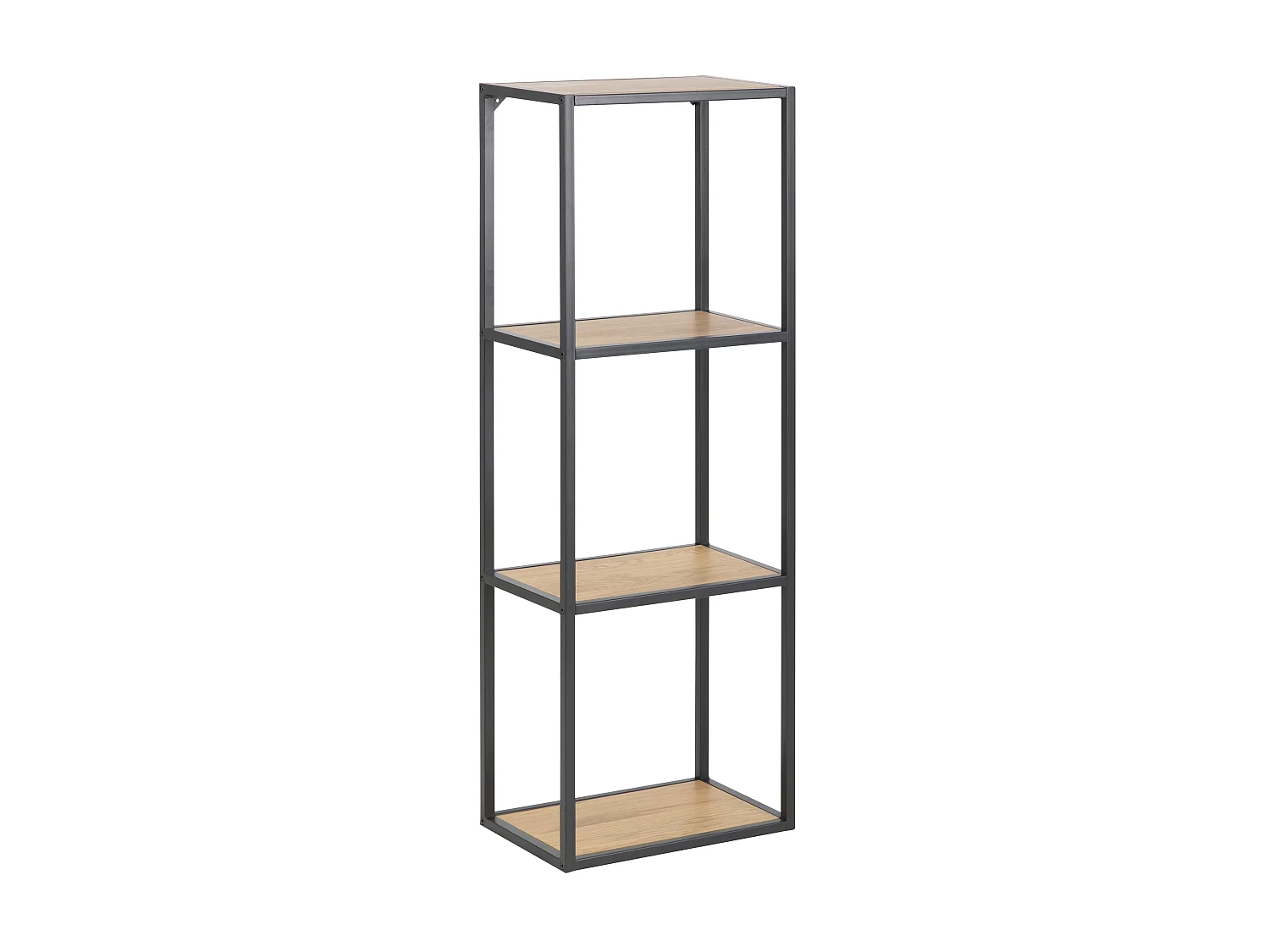 Sea Étagère murale avec 2 tablettes d'exposition en chêne.