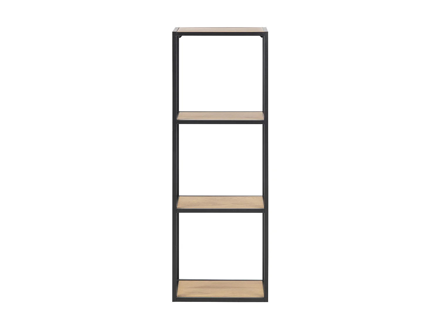 Sea Étagère murale avec 2 tablettes d'exposition en chêne.