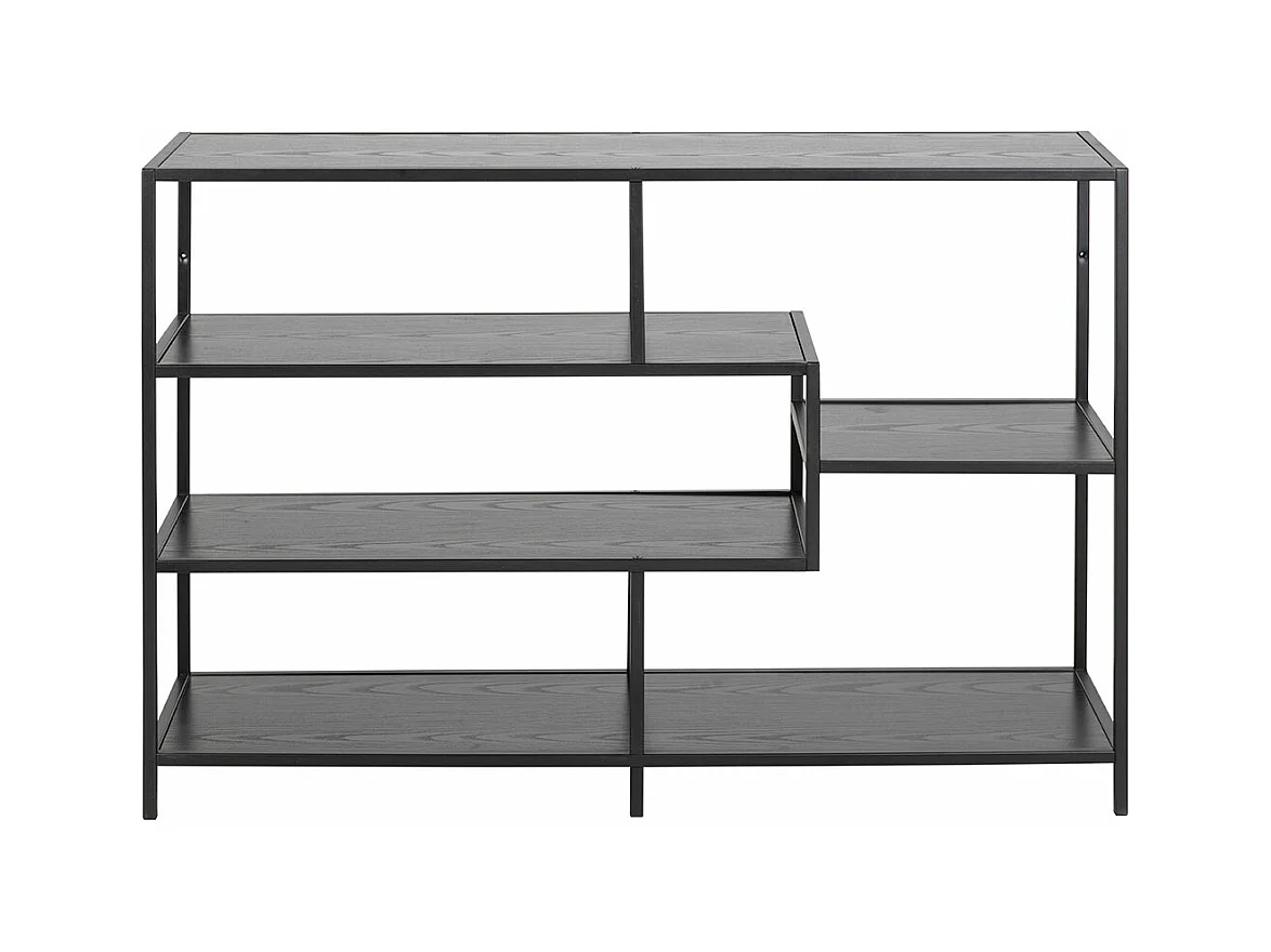 Seaford Regal 4 Regale matt schwarz.