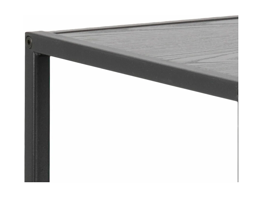 Seaford wandkast 4 planken mat zwart.